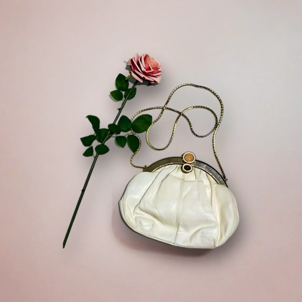 Judith Leiber Vintage Reptile Clutch Bag